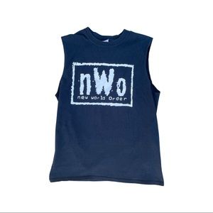 NWO new world order sleeveless tee